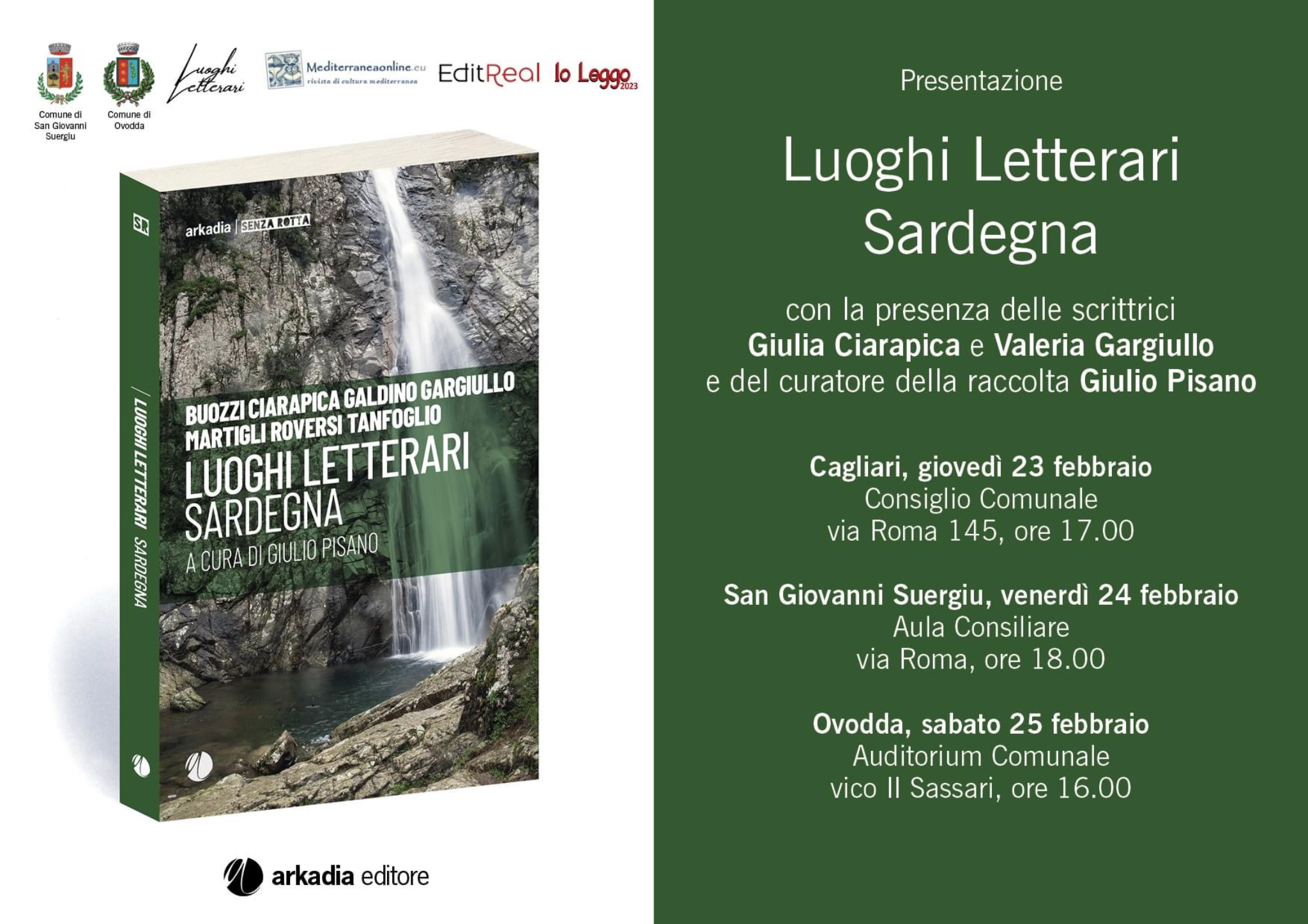 Presentazione del volume Luoghi Letterari Sardegna